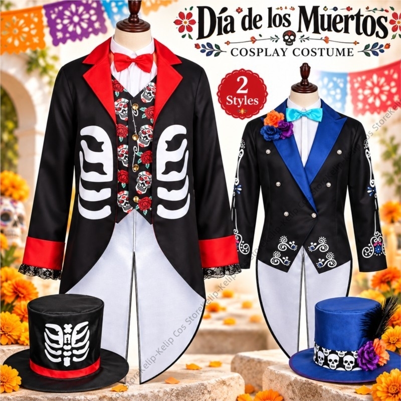Día de los Muertos Couple Cosp - Anime Cosplay Couple ulasan dan harga