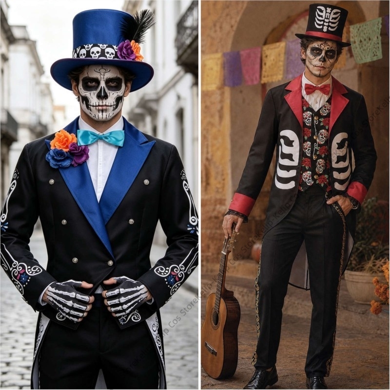 Día de los Muertos Couple Cosp - Anime Cosplay Couple ulasan dan harga