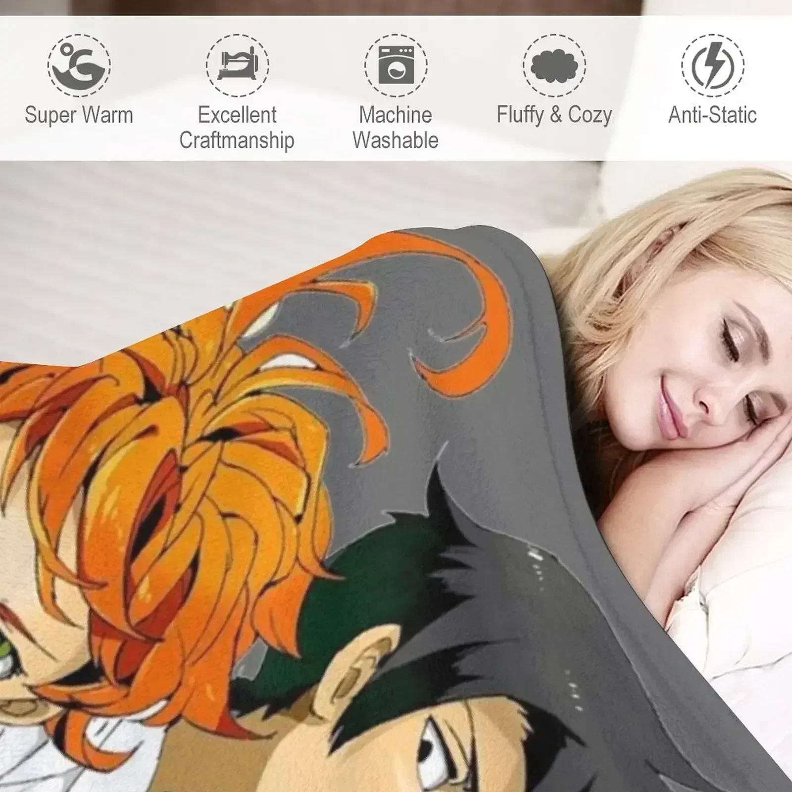 The Promised Neverland Throw B - Anime Cosplay Idea ulasan dan harga