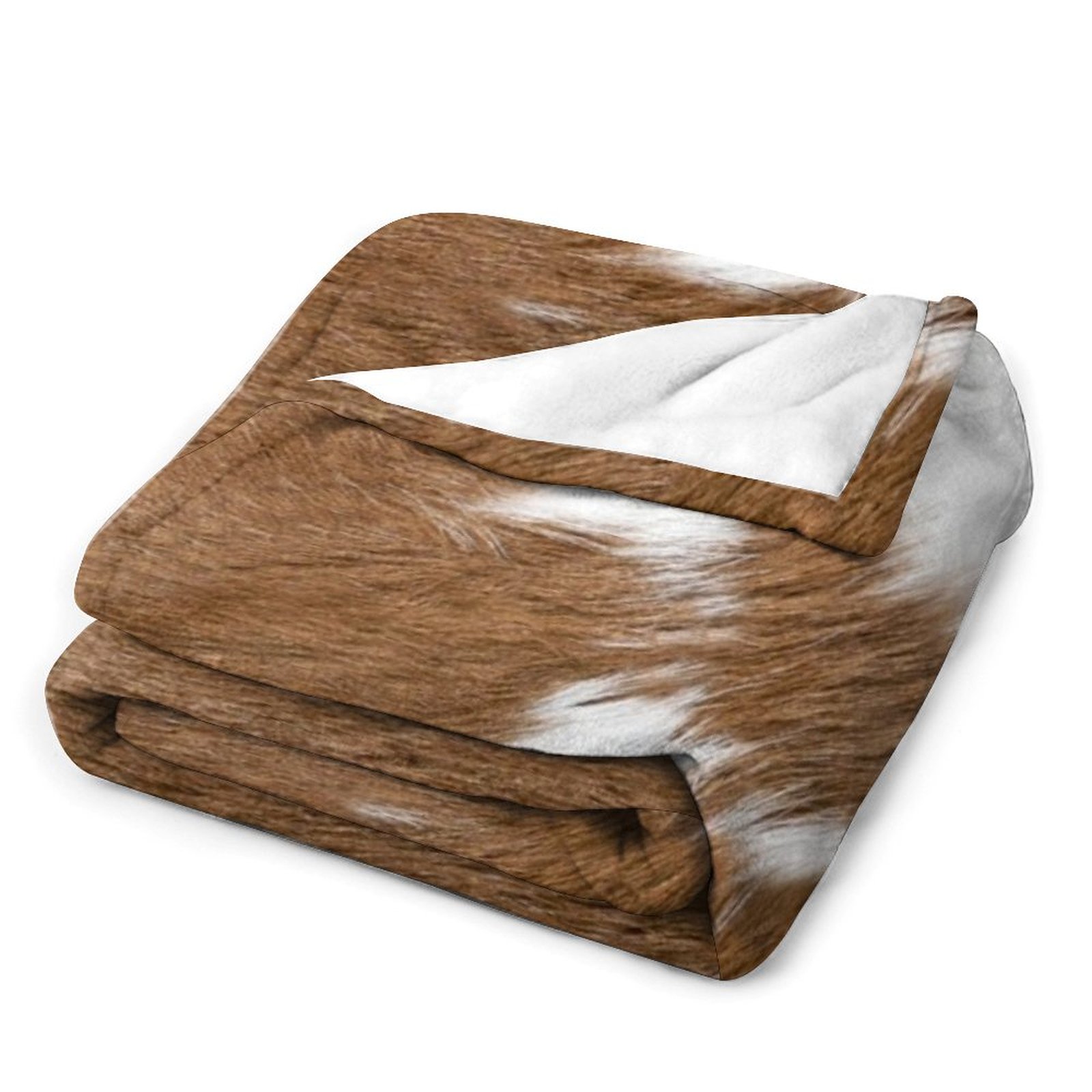Cow Hide Brown & White Throw B - Anime Cosplay Idea ulasan dan harga